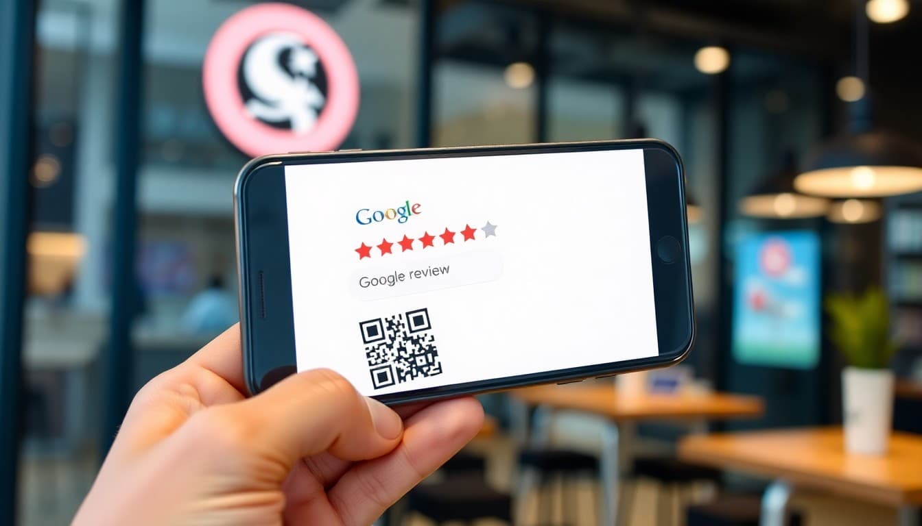 Business owner using proven strategies to generate more Google reviews with review request templates and automation tools